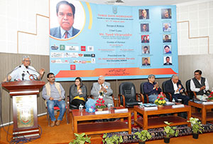 Social Media demands etiquettes says Satish Jacob at MANUU